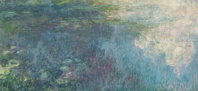 The Waterlilies - The Clouds (lado direito), 1914-18 (ver também 64185 e 64186) de Claude Monet